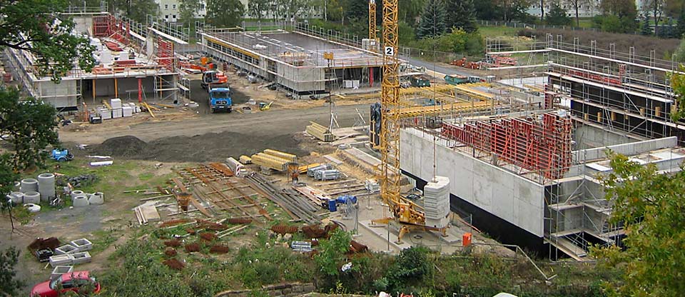 Hochschule Zittau, Fachbereich Bauwesen, Baustelle